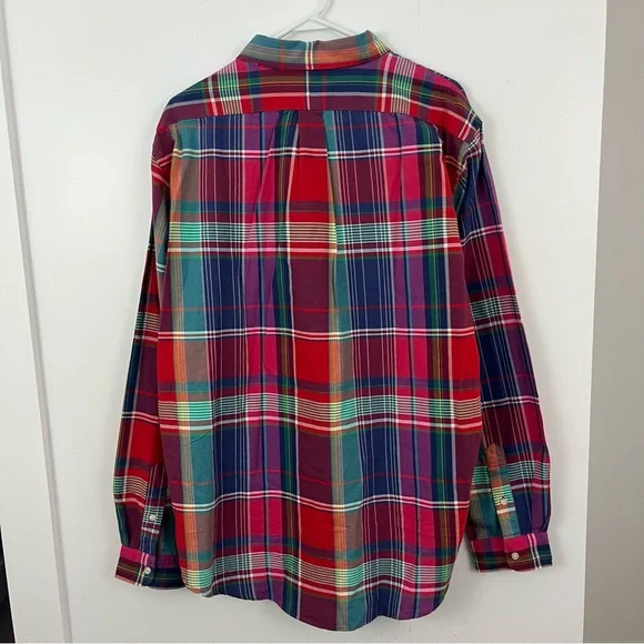 Polo Ralph Lauren Classic Fit Plaid Button Down Shirt Mens XXL Multicolor - Picture 5 of 5